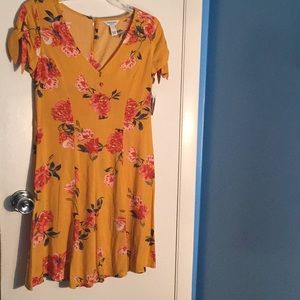 Yellow Floral Dress